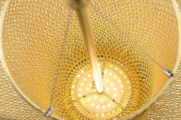 Lampa wisząca Złota Iluzja XL 90 złota - LED, metal