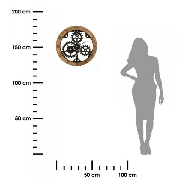 Zegar Meca 58 cm ścienny