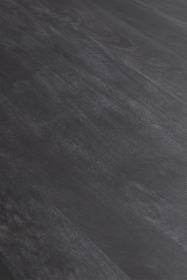Okrągły stół do jadalni Chase 140 cm mango czarny