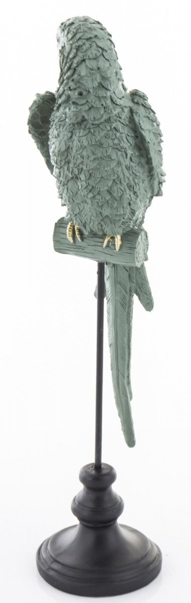 Figurka dekoracyjna papuga na stojaku