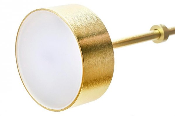 Lampa wisząca kule złota - 300 LED, aluminium, szkło