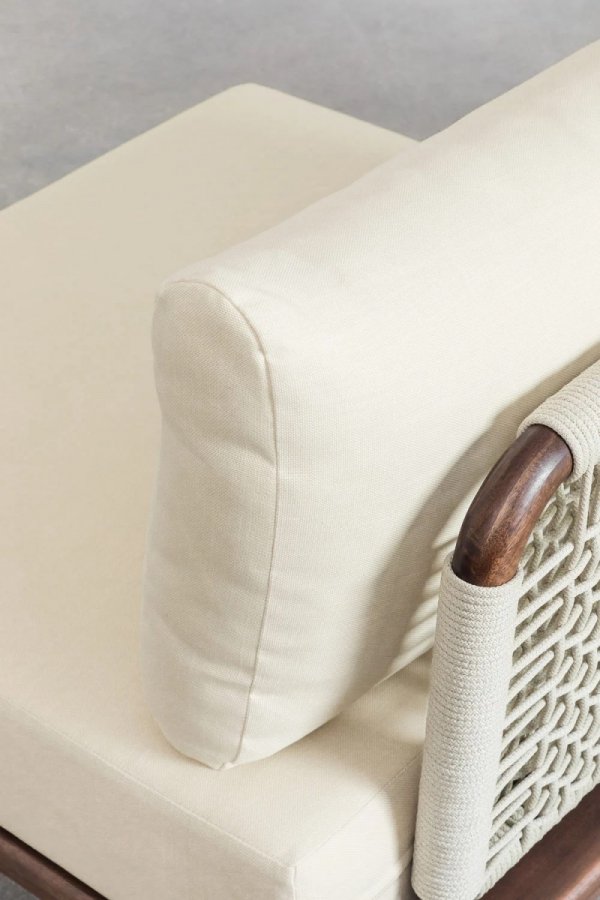 SKLUM duży zestaw mebli do ogrodu Roxy tarasowe meble w zestawie sofa i stolik kawowy