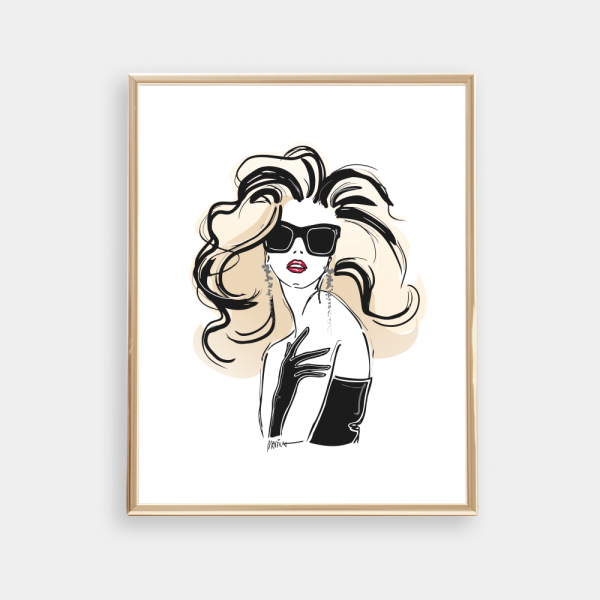 Grafika Glam Woman II - różne rozmiary
