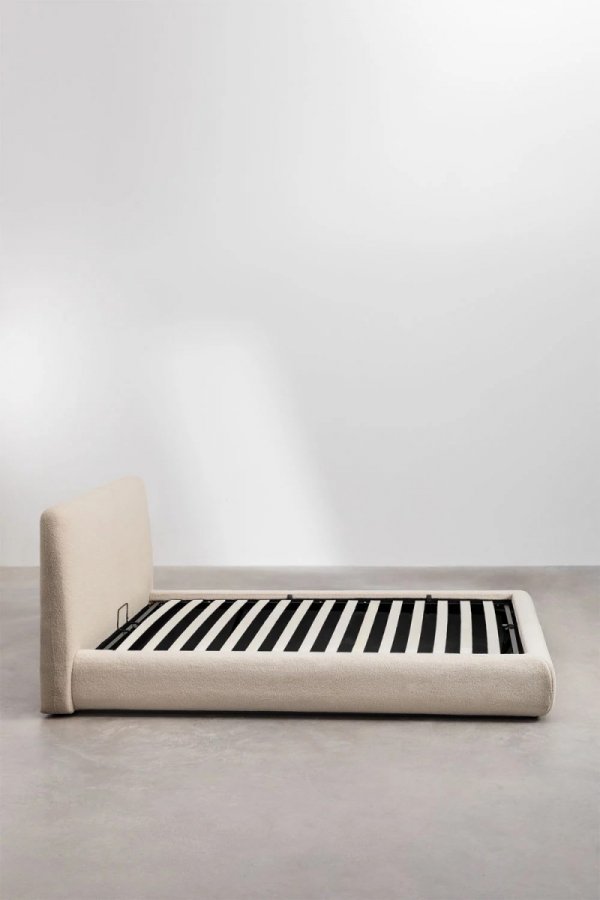 Łóżko Norena pod materac 135x200 cm z pojemnikiem na pościel