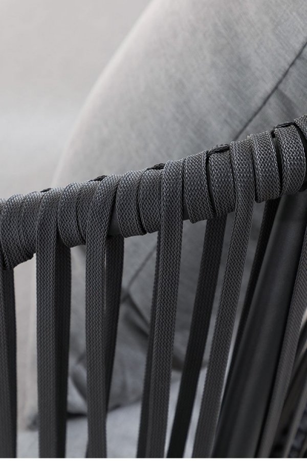 meble ogrodowe w zestawie Ariza sofa, stolik i fotel ogrodowe meble komplet