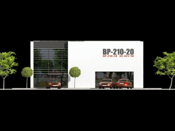 Projekt biurowca PS-BP-210-20 o pow. 411,48 m2