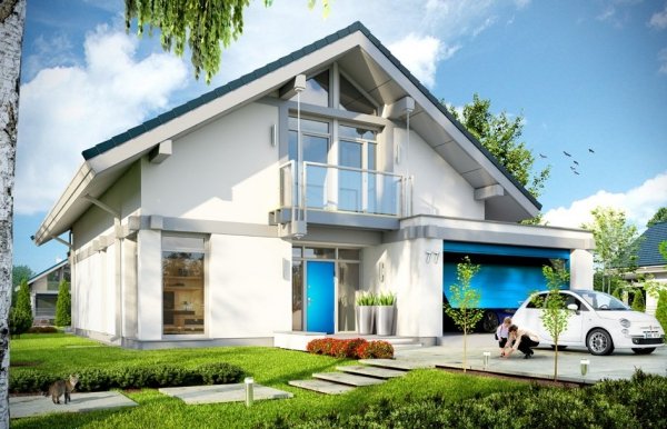 Projekt domu Otwarty 2 pow.netto 170.8 m2
