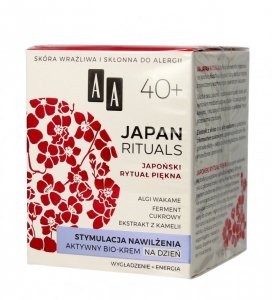 AA Japan Rituals 40+ Aktywny Bio-Krem na dzień - stymulacja nawilżenia  50ml