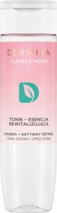 Dermika Clean & More Tonik-Esencja rewitalizująca - cera szara i zmęczona  200ml
