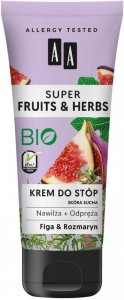 AA Super Fruits & Herbs Krem do stóp nawilżająco-odprężający Figa & Rozmaryn  75ml