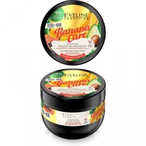 Eveline Food for Hair Banana Care Maska do włosów farbowanych - ochrona koloru i odżywienie  500ml