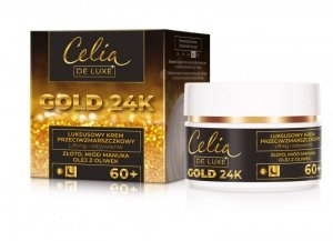 Celia Gold 24K Luksusowy Krem przeciwzmarszczkowy 60+ - lifting i odżywienie 50ml