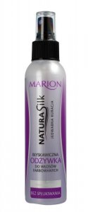 Marion Natura Silk Błyskawiczna odżywka do włosów farbowanych 150ml