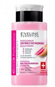 Eveline Nail Therapy Professional Zmywacz do paznokci 3w1 bezacetonowy  190 ml