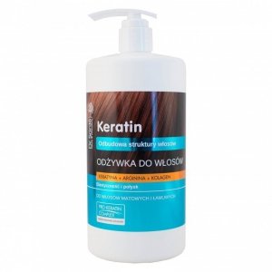 Dr.Sante Keratin Hair Odżywka odbudowująca do włosów łamliwych i matowych  1000ml