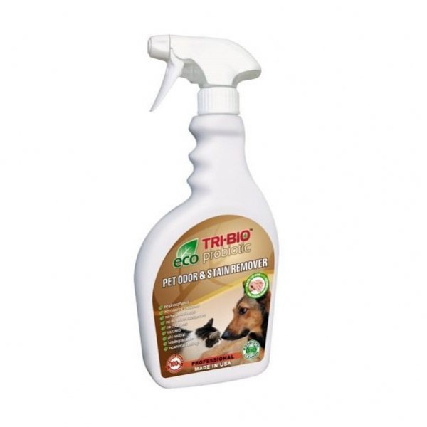 TRI-BIO Probiotyczny spray usuwający nieprzyjemne zapachy zwierząt i odplamiacz 2w1 420 ml
