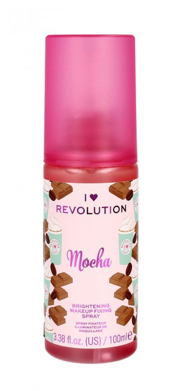 I Heart Revolution Brightening Makeup Fixing Spray utrwalający makijaż Mocha  100ml