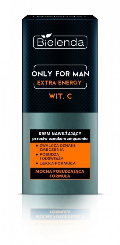 Bielenda Only for Man Extra Energy Krem nawilżający przeciw oznakom zmęczenia  50ml