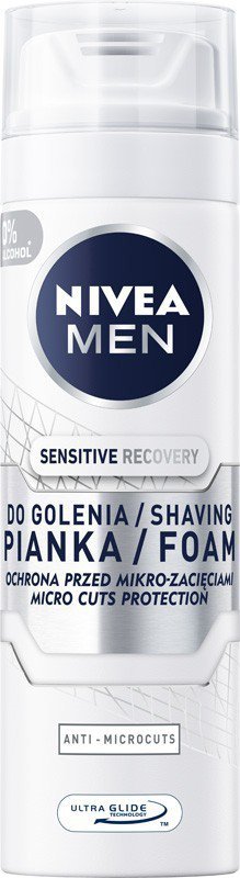 Nivea Men Pianka do golenia Sensitive Recovery  200ml