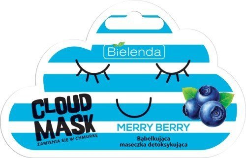 Bielenda Cloud Mask Bąbelkująca Maseczka detoksykująca Merry Berry  6g