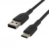 Belkin Kabel Braided USB-C USB-A 1m czarny