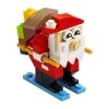 LEGO Klocki Creator 30580 Święty Mikołaj na nartach