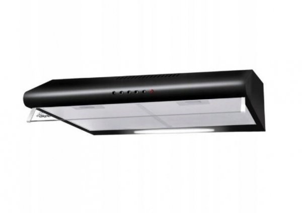 Okap podszafkowy AKPO WK-7 P 3060 CZARNY (159,8 m3/h; 600mm; kolor czarny)