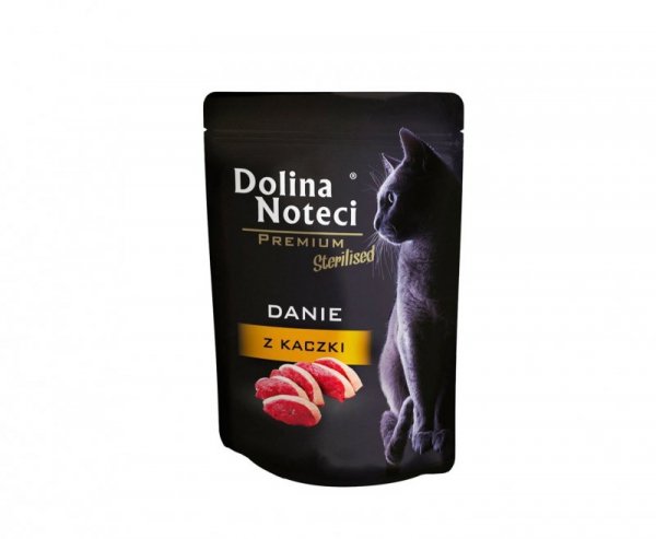 DOLINA NOTECI Premium Sterilised Danie z kaczki - mokra karma dla kotów sterylizowanych - 85g
