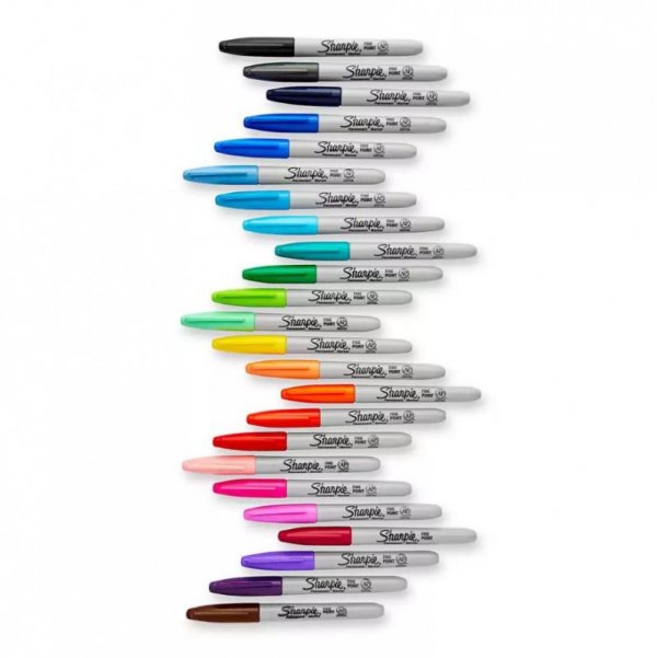 Sharpie-marker Fine czerwony