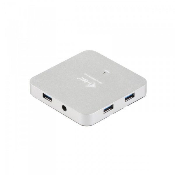 i-tec USB 3.0 Metal Charging HUB 7 Portów z zasilaczem, Plug & Play, funkcja ładowania