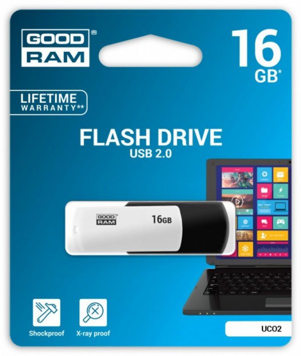 GOODRAM COLOUR BLACK&WHITE 16GB USB2.0
