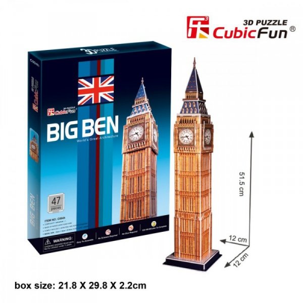Cubic Fun Puzzle 3D Zegar Big Ben