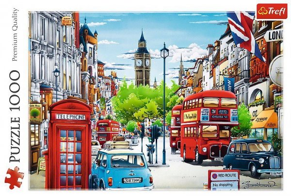 Trefl Puzzle 1000 elementów - Ulica Londynu