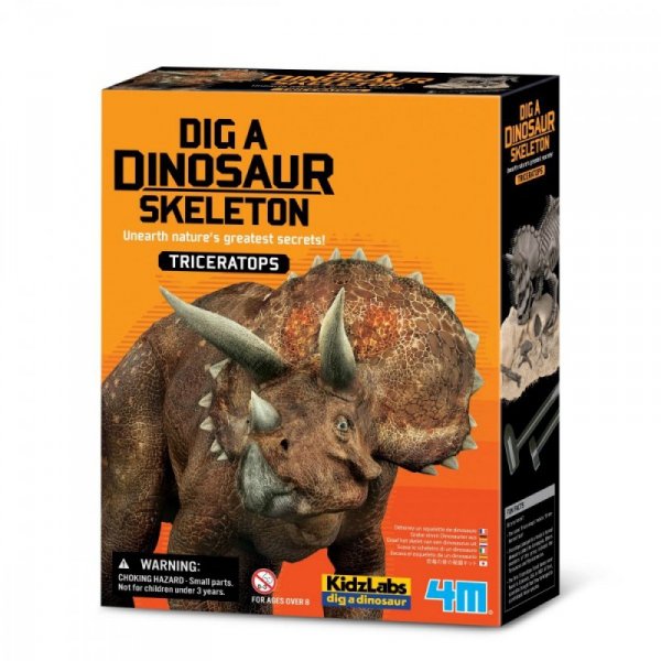 4m Zestaw naukowy Wykopaliska - Triceratops