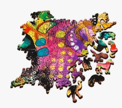 Trefl Puzzle drewniane 1000 elementów Kolorowy kot