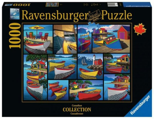 Ravensburger Polska Puzzle 2D 1000 elementów Na wodzie
