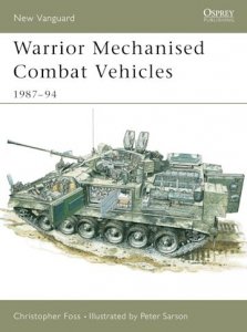  NEW VANGUARD 10 Warrior Mechanised Combat Vehicle 1987–94
