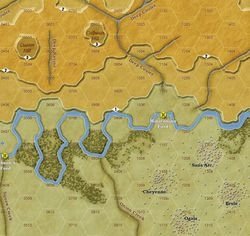 The Last Stand: Little Big Horn June 25, 1876 canvas map 11 x 25