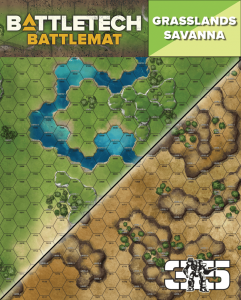 BattleTech Battlemat Savanna and Grasslands