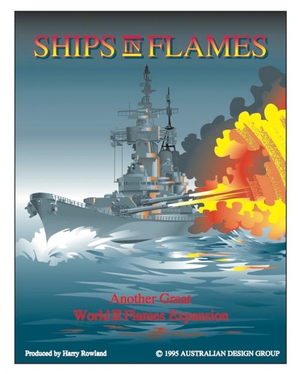 2007 Ships in Flames (1000 counter WiF Kit)