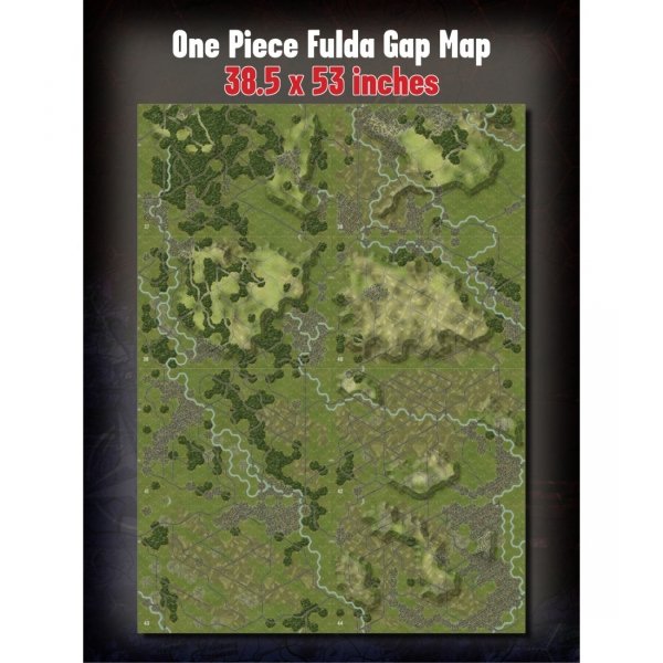 World At War 85: Storming the Gap Monster Canvas Map