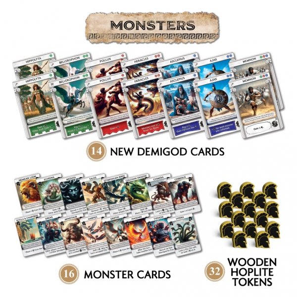 Pantheum: Demigods of Olympia Monster &amp; Mandates