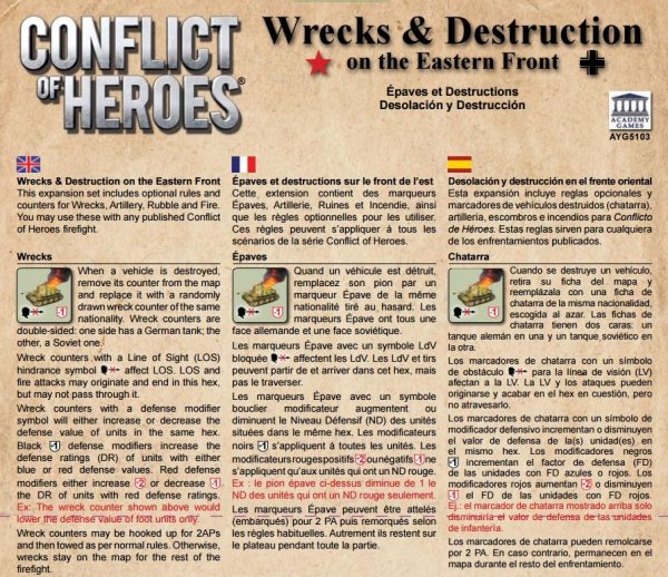 Conflict of Heroes: Wrecks and Destruction on the Eastern Front Exp.