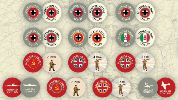 Europe At War 1940: Solitaire Travel Game