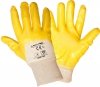 Rękawice nitr. żółt-białe l220108p, 12 par, 8, ce, lahti