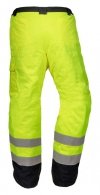 Spodnie robocze ostrzegawcze ocieplane, żółte, rozmiar XL