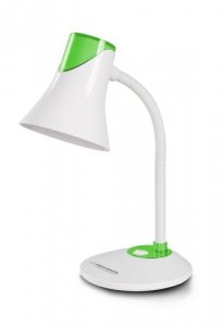 ELD111G Esperanza lampka biurkowa e27 polaris zielona