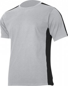 Koszulka t-shirt 180g/m2, szaro-czarna, l, ce, lahti