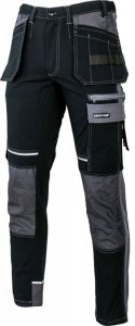 Spodnie czarno-szare ze wzmocnieniami, 2xl, ce, lahti