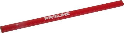 Ołówki stolarskie hb czerwone komplet 144 szt. proline